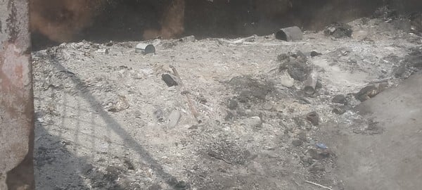 Improper handling of biomedical waste leaves toxic ash. Photo credit: SciDev.Net/AJ Mosseavo