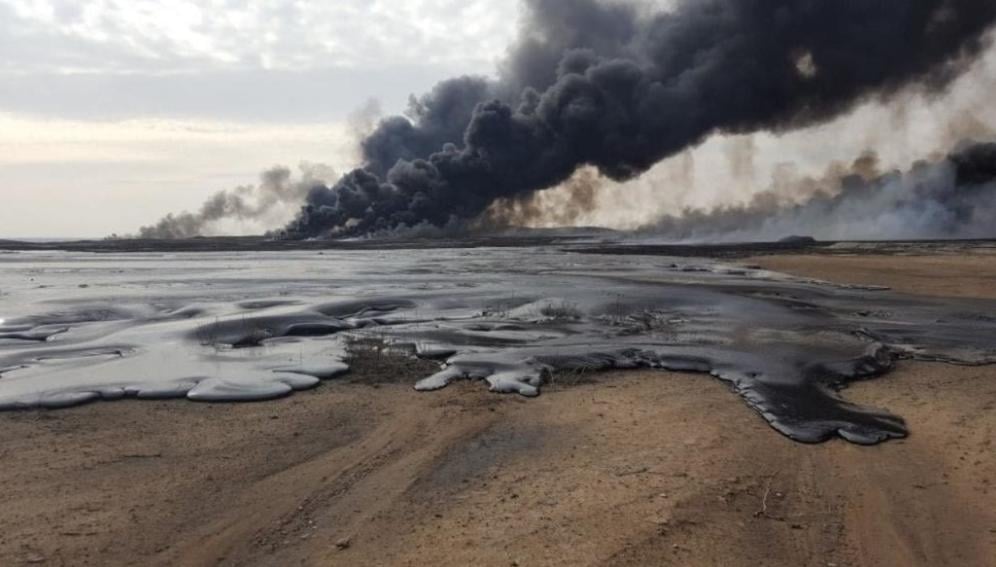 Bombing of oil facilities in the Gulf is contaminating air, soil and water systems.