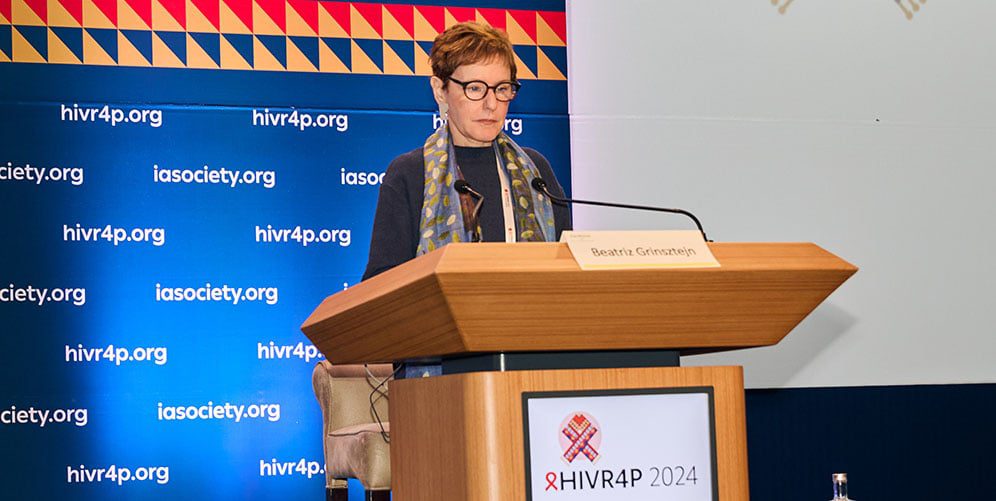 Beatriz Grinsztejn, president of the International AIDS Society
