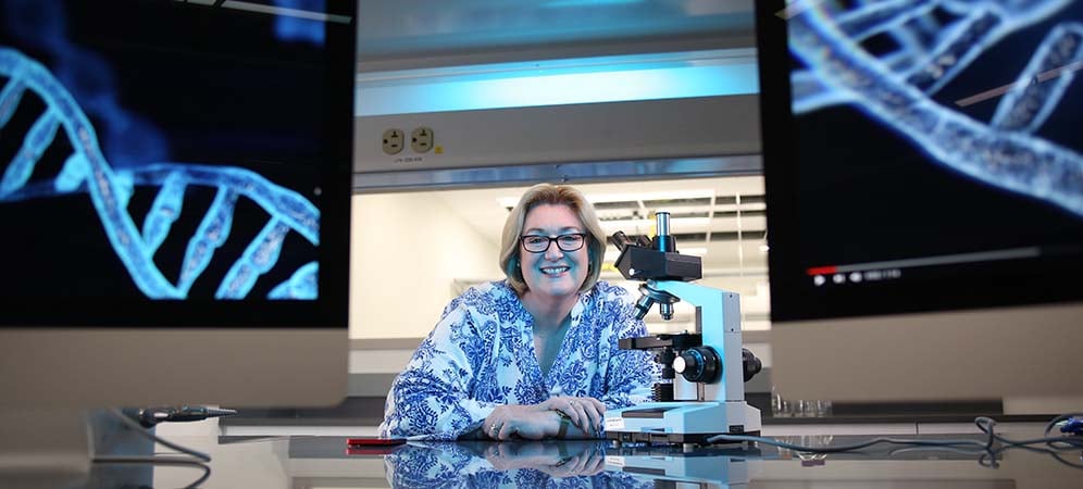 Jane Carlton, director of the Johns Hopkins Malaria Research Institute.