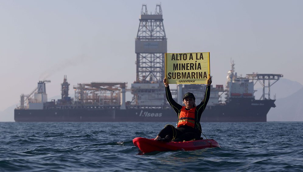 Mineria submarina by greenpeace