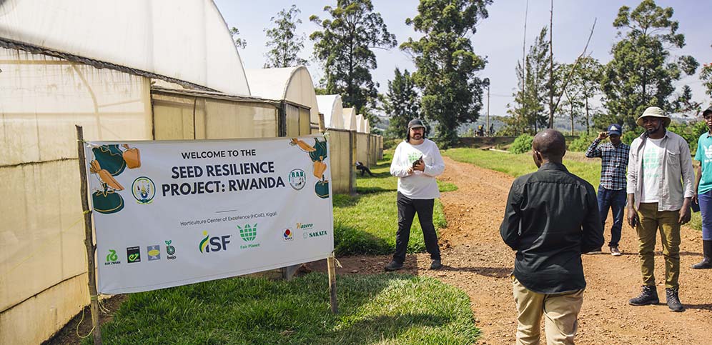 The project helps farmers adapt to challenges including climate change and land constraints. 