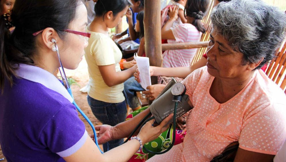 Blood pressure check